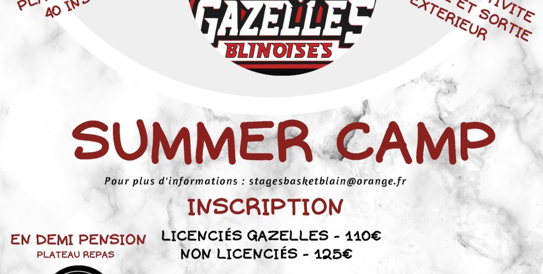 Summer CAMP du 16 au 20 août